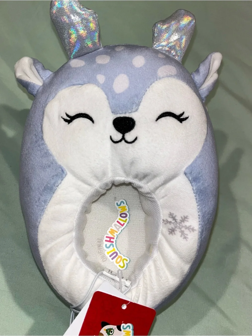 Dawn The Deer Squishmallow Slippers 11T-12T